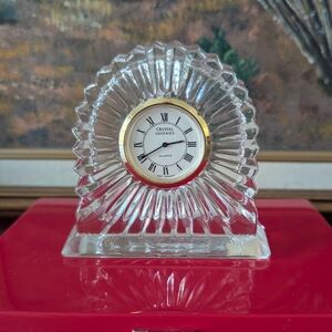 Crystal Legends Desk Clock Decoration